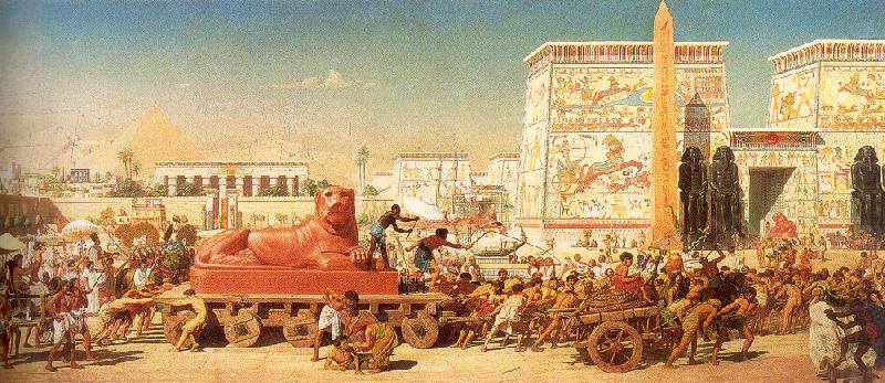Poynter, Sir Edward John Israel in Egypt china oil painting image